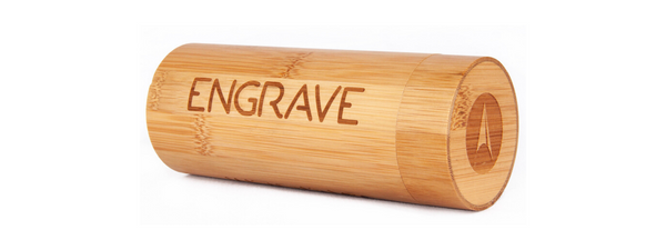 Engrave your bamboo case - make it extra special!