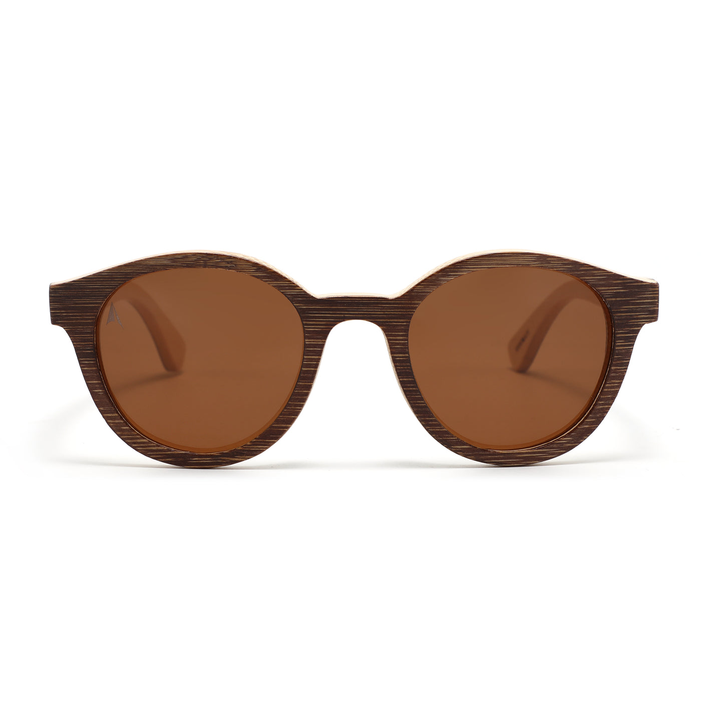 Peneda-Geres - bi-color bamboo with polarized brown lenses - front